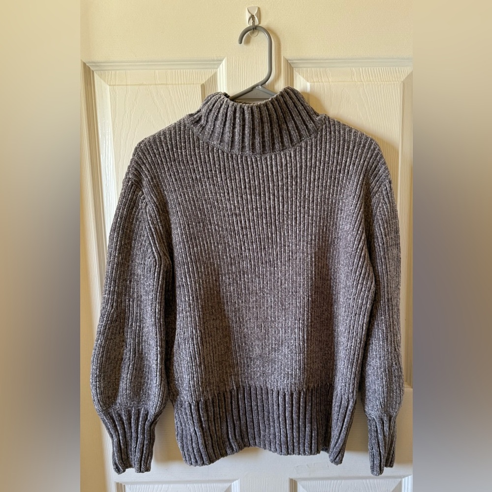 Cynthia Rowley Grey Turtleneck Sweater